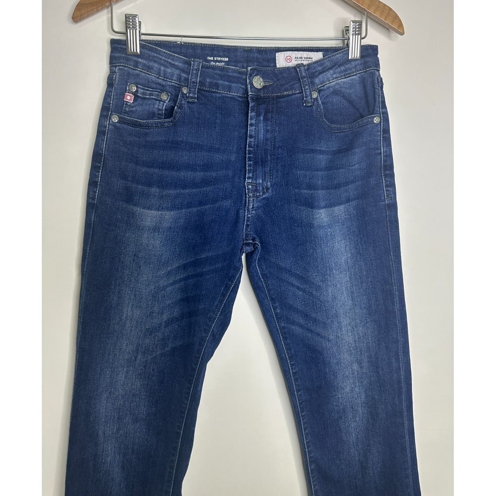 AG Adriano Goldschmeid The Stryker Boys Slim Straight Medium Dark Wash Jeans 16 - Picture 3 of 14